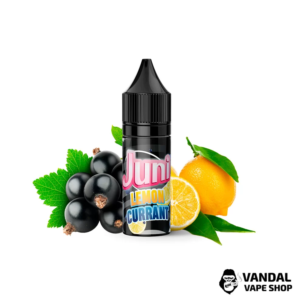 ЖИДКОСТЬ Juni Silver Ice 15 мл НА СОЛЕВОМ НИКОТИНЕ 30 мг со вкусом лимона и смородины ЖИДКОСТЬ Juni Silver Ice 15 мл НА СОЛЕВОМ НИКОТИНЕ 30 мг со вкусом лимона и смородины