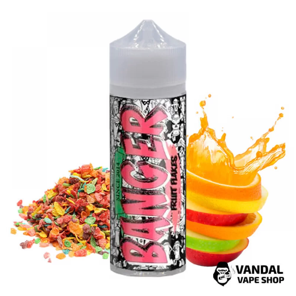 Жидкость Banger 120 мл, на органическом никотине 6 мг со вкусом фруктовых хлопьев