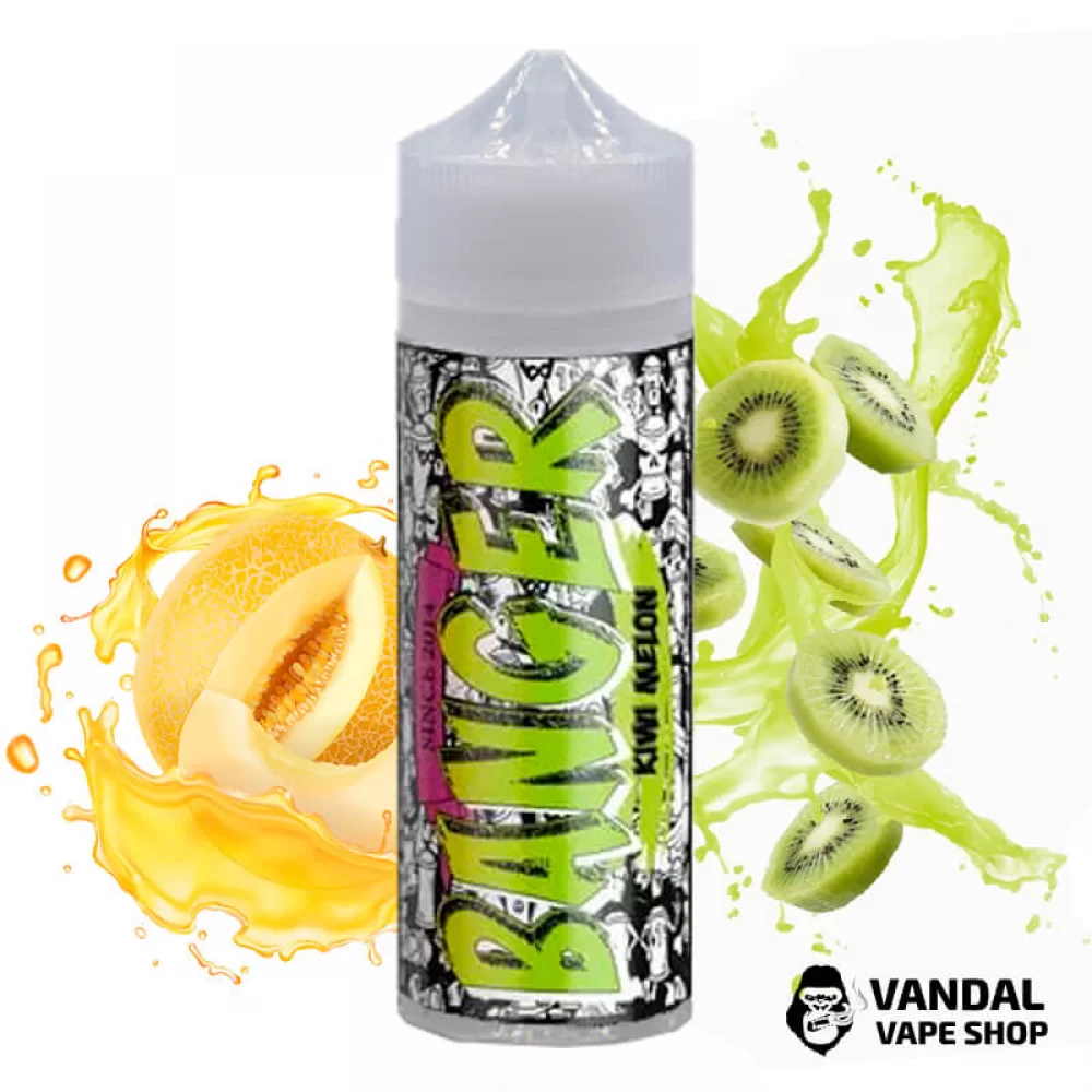 Жидкость Banger 120 мл, на органическом никотине 6 мг со вкусом киви и дыни