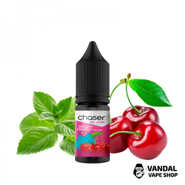 ЖИДКОСТЬ Chaser 10 мл 30 мг НА СОЛЕВОМ НИКОТИНЕ СО ВКУСОМ вишни с ментолом