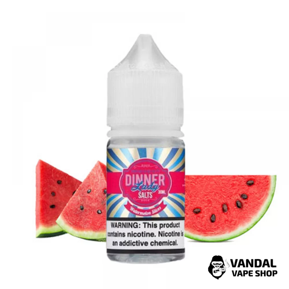 Премиальная солевая жидкость Dinner Lady Salt 30 мл 30 мг со вкусом арбуза