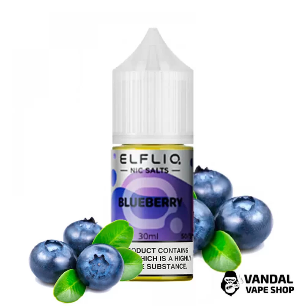 Жидкость Elf Liq 30 мл 50 мг на солевом никотине со вкусом черники