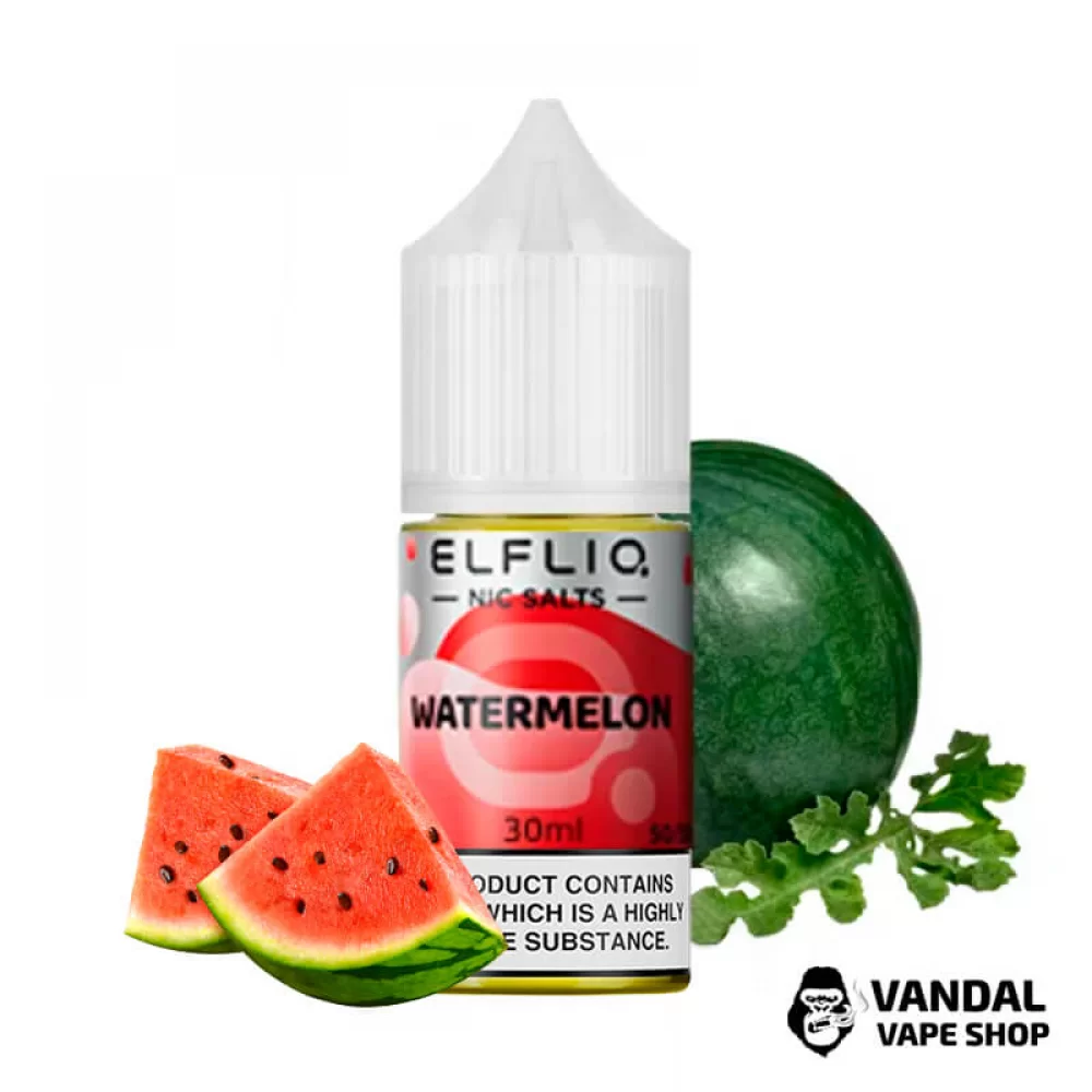 Жидкость Elf Liq 30 мл 50 мг на солевом никотине со вкусом арбуза