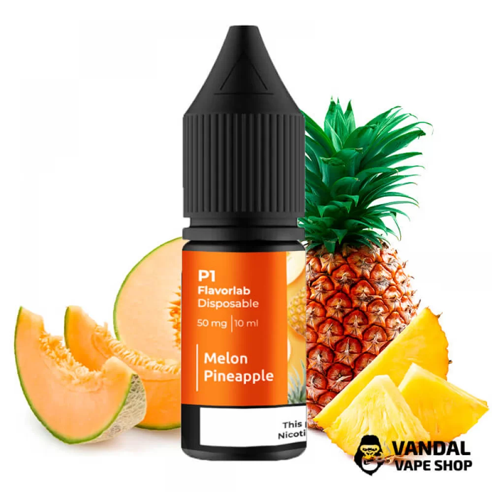 Рідина Flavorlab P1 10 мл на сольовому нікотині 50 мг зі смаком дині та ананасу