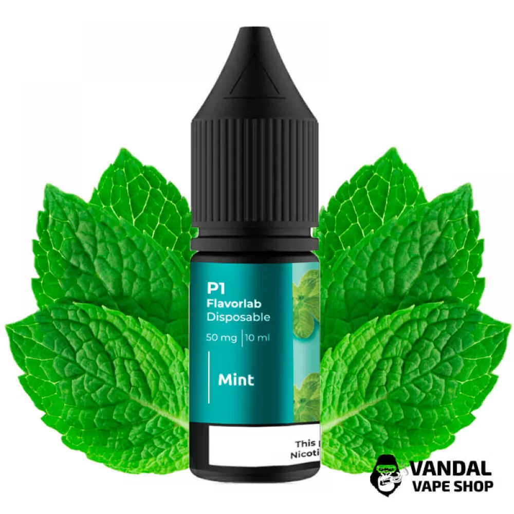 ЖИДКОСТЬ Flavorlab P1 10 мл НА СОЛЕВОМ НИКОТИНЕ 50 мг со вкусом мяты