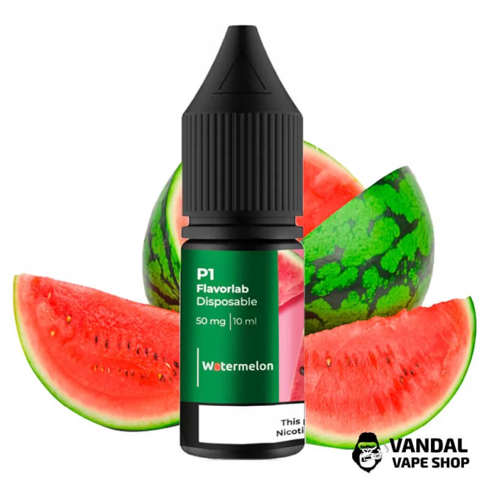 Рідина Flavorlab P1 10 мл на сольовому нікотині 50 мг зі смаком кавуна