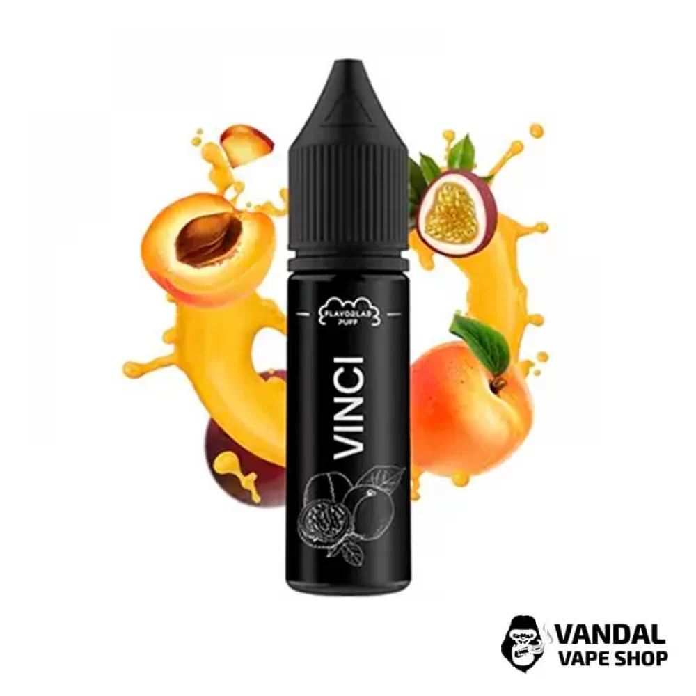 Рідина Flavorlab Vinci 15 мл 50 мг на сольовому нікотині зі смаком персика та маракуї