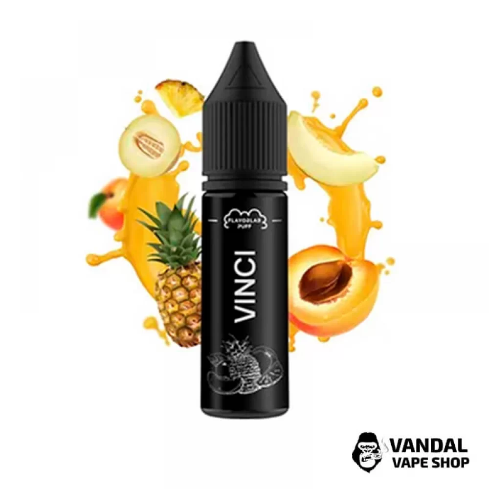 Жидкость Flavorlab Vinci 15 мл 50 мг на солевом никотине со вкусом ананаса, дыни и нектарина