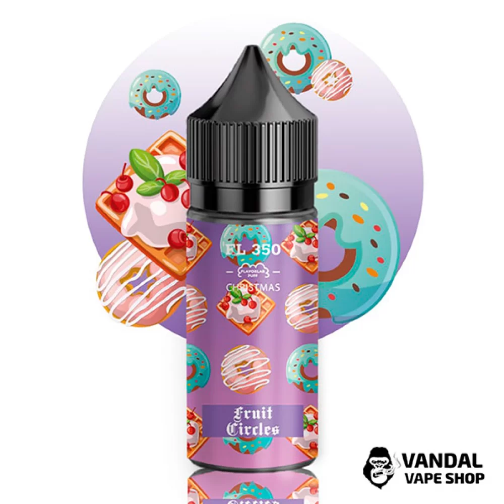ЖИДКОСТЬ Flavorlab FL 350 Christmas 30 мл НА СОЛЕВОМ НИКОТИНЕ 50 мг со вкусом фруктовых колец