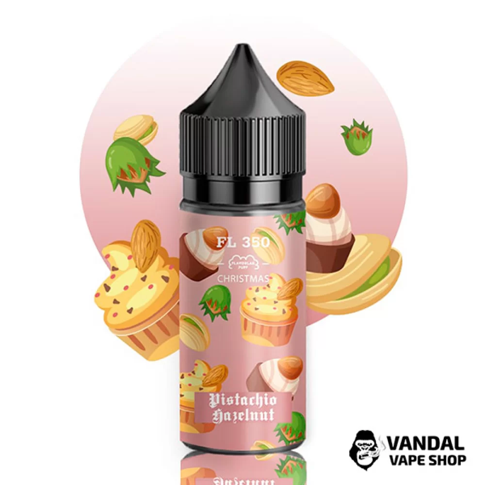 Рідина Flavorlab FL 350 Christmas 30 мл на сольовому нікотині 50 мг зі смаком лісового горіха та фісташок