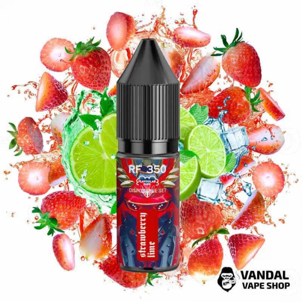 Рідина Flavorlab FL 350 30 мл, 50 мг на сольовому нікотині зі смаком полуниці та лайму Рідина Flavorlab FL 350 30 мл, 50 мг на сольовому нікотині зі смаком полуниці та лайму