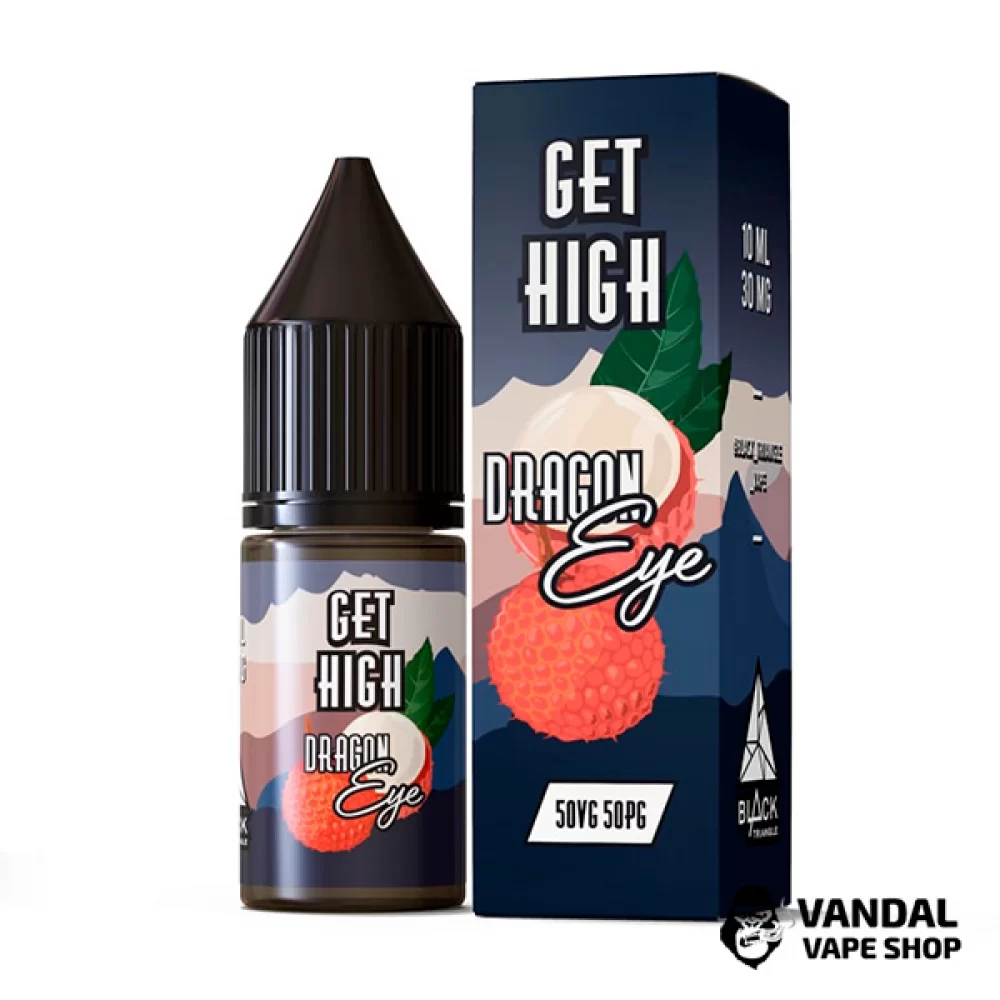 Рідина Get High - 10 мл НА СОЛьовому НіКОТИНі 50 мг зі смаком лічі