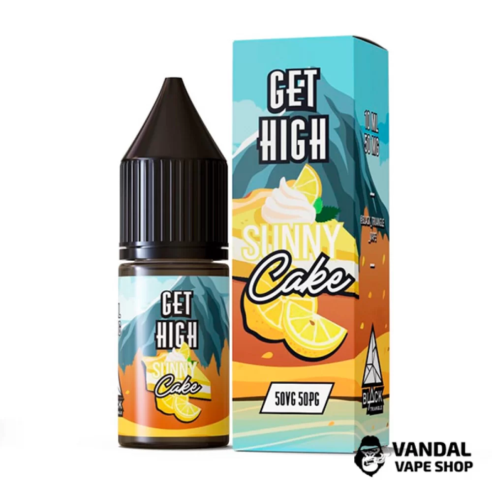 ЖИДКОСТЬ Get High - 10 мл НА СОЛЕВОМ НИКОТИНЕ 30 мг со вкусом лимонного пирога ЖИДКОСТЬ Get High - 10 мл НА СОЛЕВОМ НИКОТИНЕ 30 мг со вкусом лимонного пирога