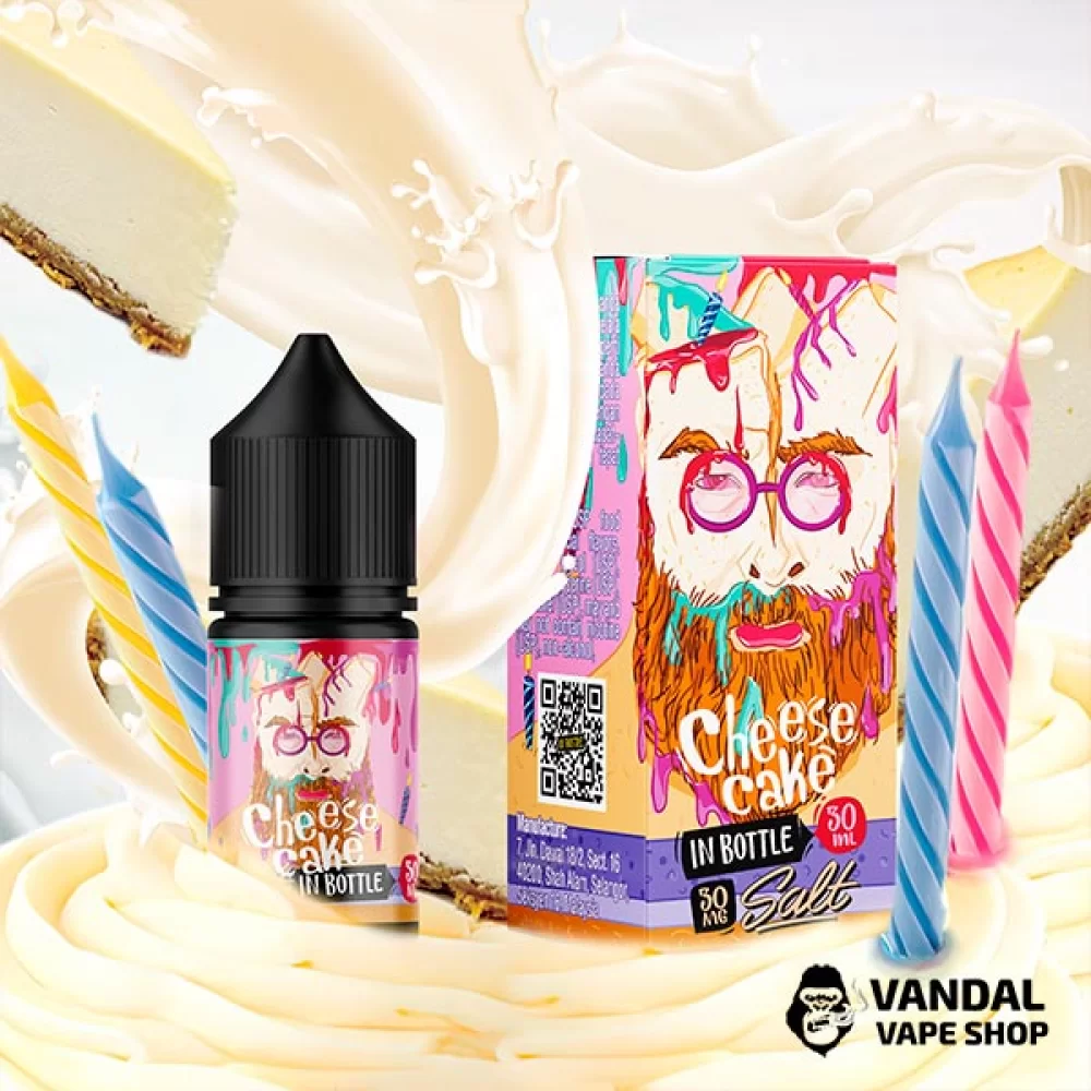 Рідина In Bottle Salt 30 мл на сольовому нікотині 30 мг зі смаком чізкейку