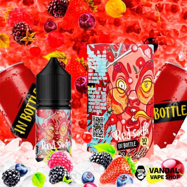 Рідина In Bottle Salt 30 мл на сольовому нікотині 30 мг зі смаком полуниці, чорниці, аґрусу та вишні