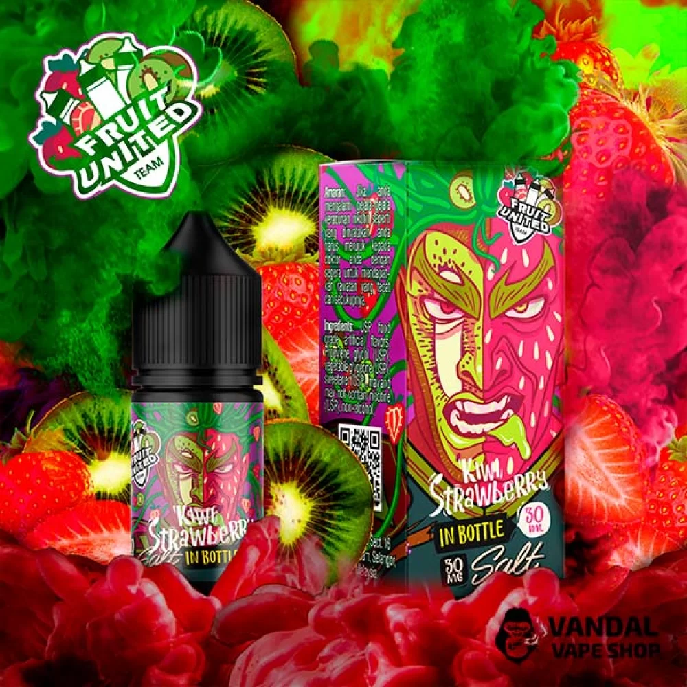 Жидкость In Bottle Salt 30 мл на солевом никотине 30 мг со вкусом киви и клубники