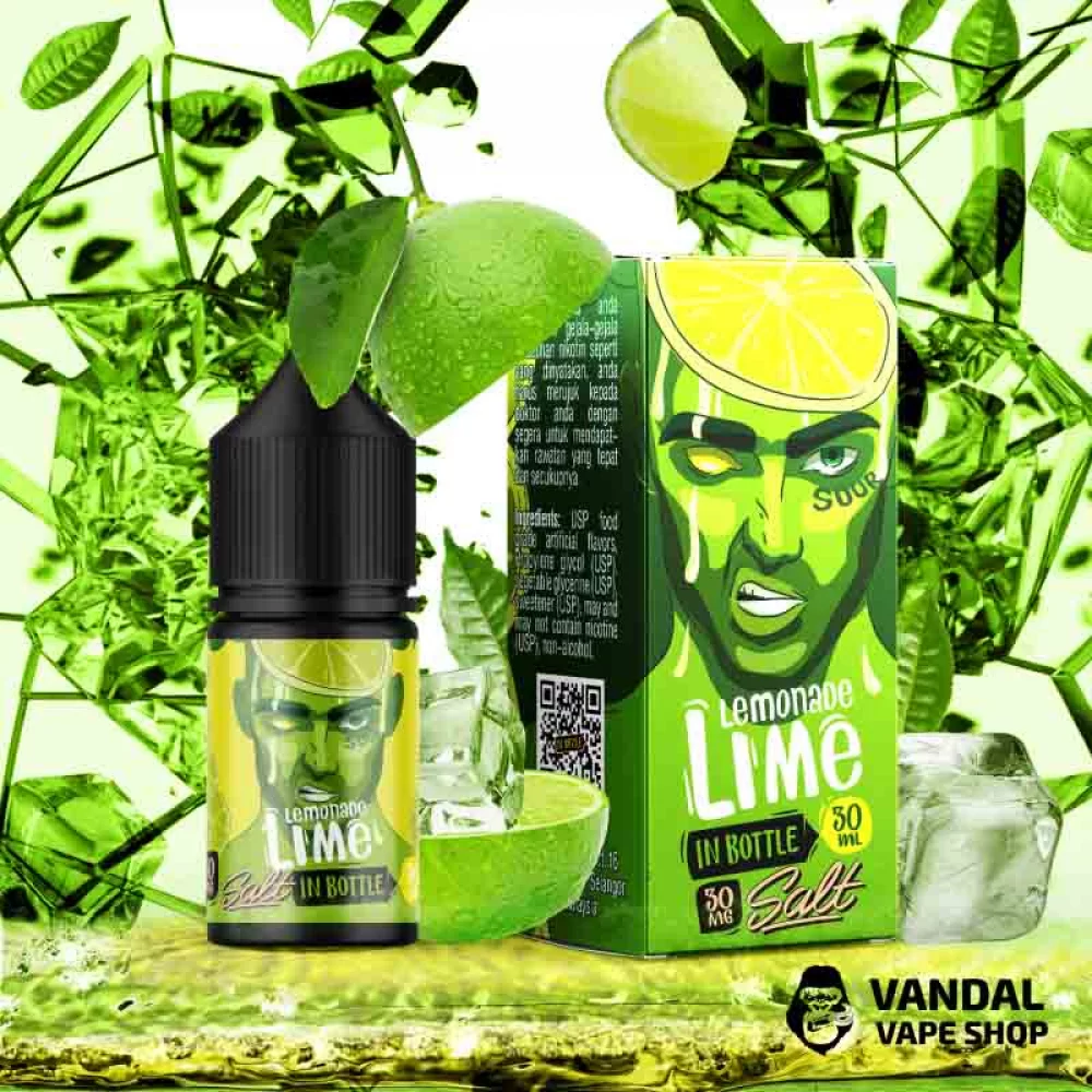 Жидкость In Bottle Salt 30 мл на солевом никотине 50 мг со вкусом лаймового лимонада