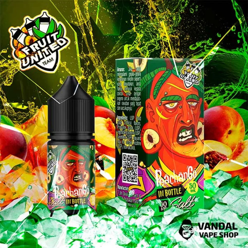 Жидкость In Bottle Salt 30 мл на солевом никотине 30 мг со вкусом персика и манго