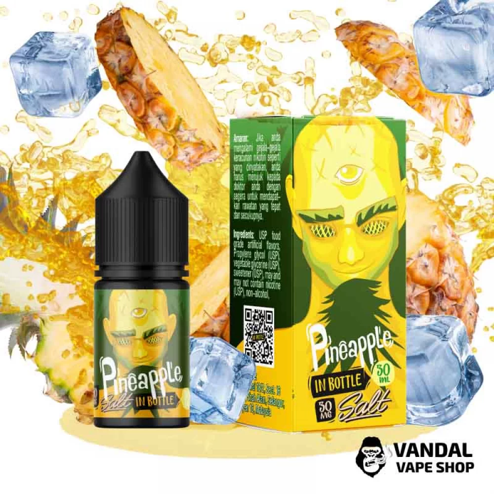 Рідина In Bottle Salt 30 мл на сольовому нікотині 50 мг зі смаком ананасу