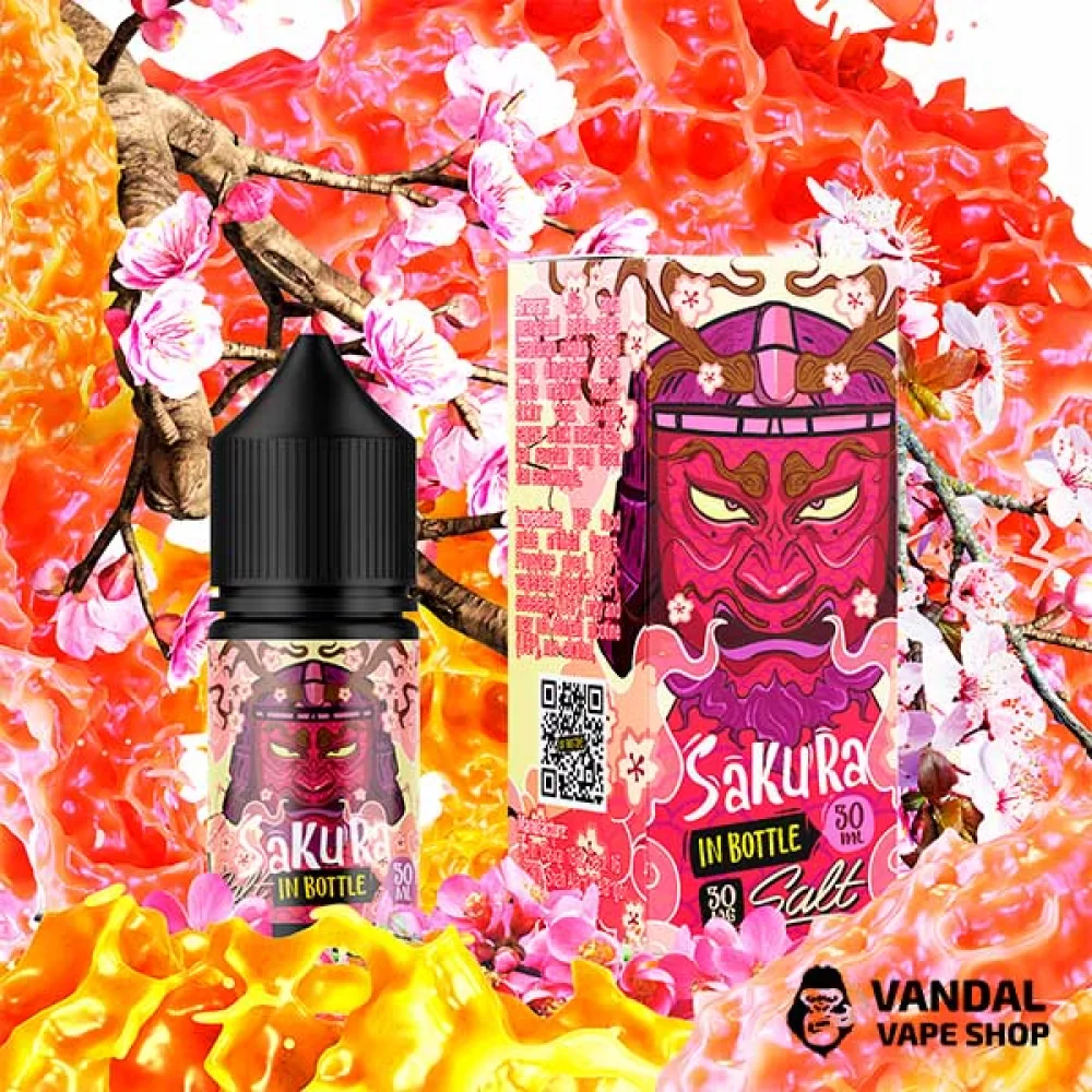 Жидкость In Bottle Salt 30 мл на солевом никотине 50 мг со вкусом сакуры