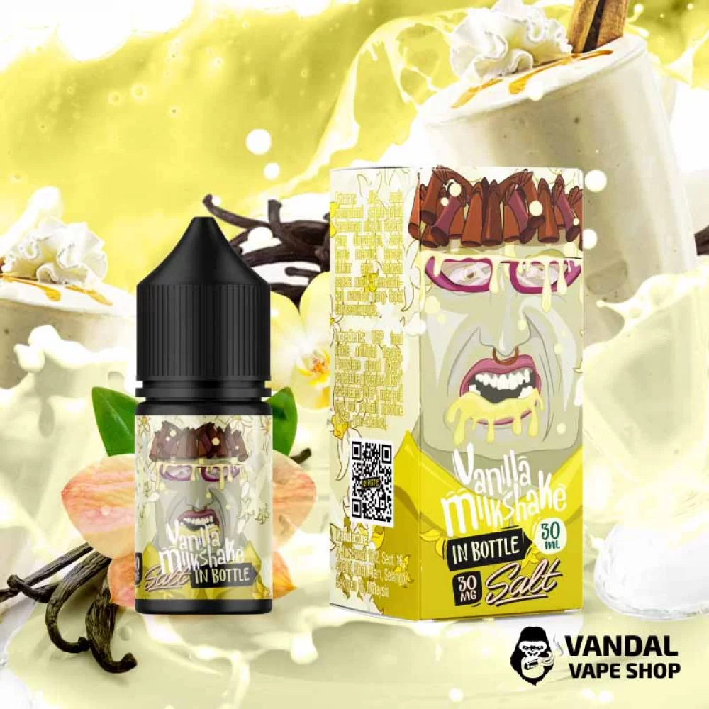 Рідина In Bottle Salt 30 мл на сольовому нікотині 50 мг зі смаком ванільного мілкшейку