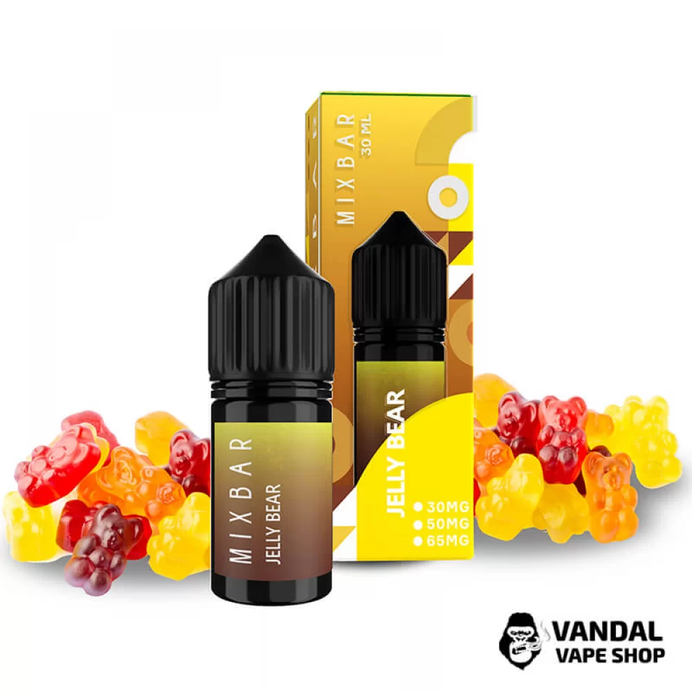 Рідина Mix Bar 30 мл 65 мг на сольовому нікотині зі смаком желейних ведмедиків