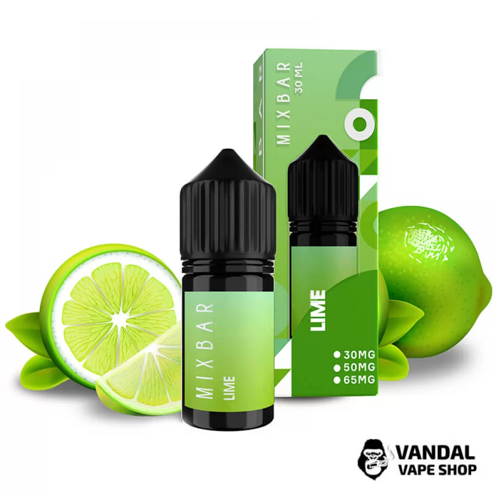 Жидкость Mix Bar 30 мл 50 мг на солевом никотине со вкусом лайма
