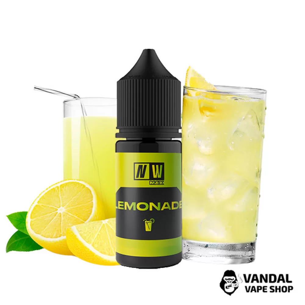 Жидкость NW MAX Salt 30 мл на солевом никотине 30 мг со вкусом лимонада Жидкость NW MAX Salt 30 мл на солевом никотине 30 мг со вкусом лимонада