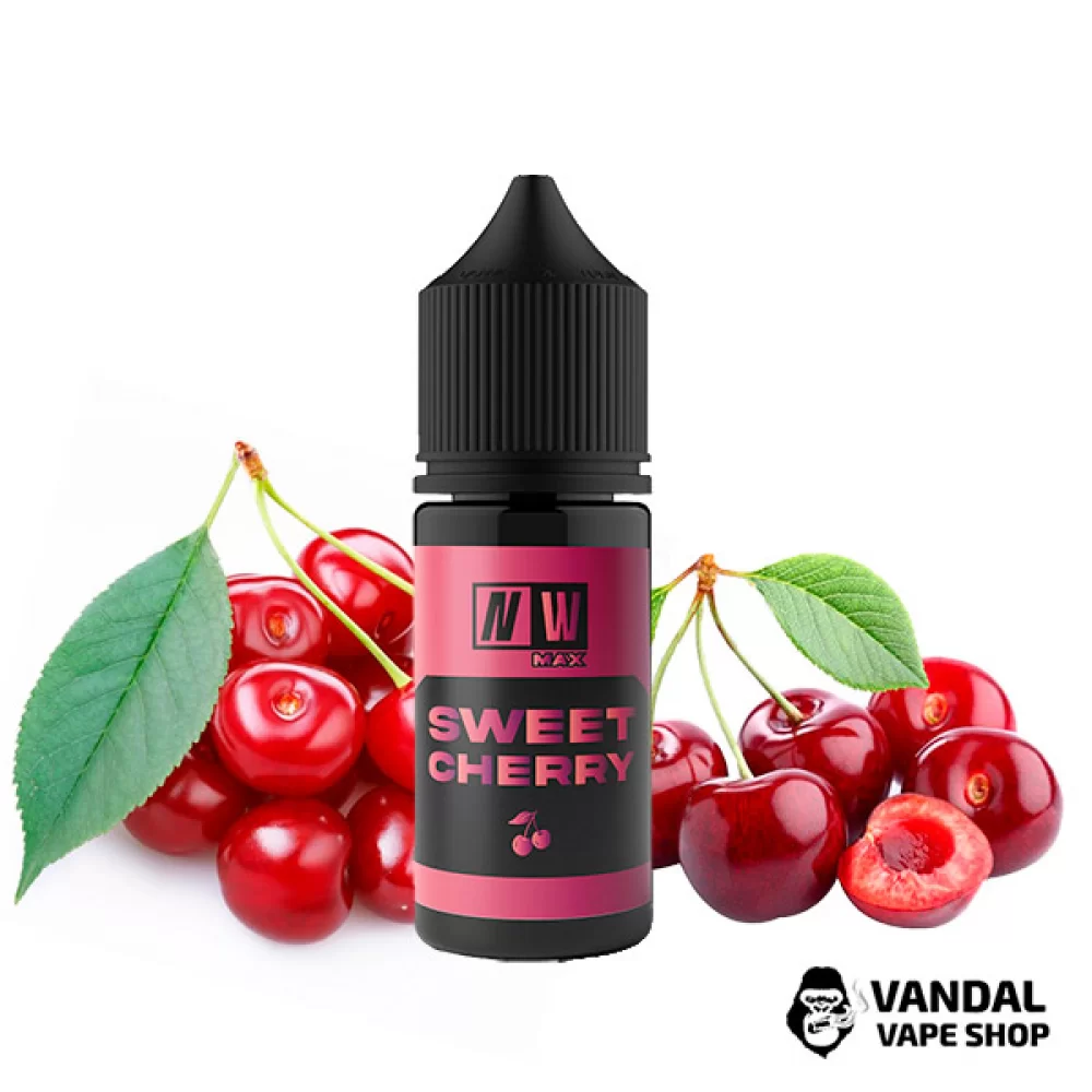 Жидкость NW MAX Salt 30 мл на солевом никотине 50 мг со вкусом черешни Жидкость NW MAX Salt 30 мл на солевом никотине 50 мг со вкусом черешни