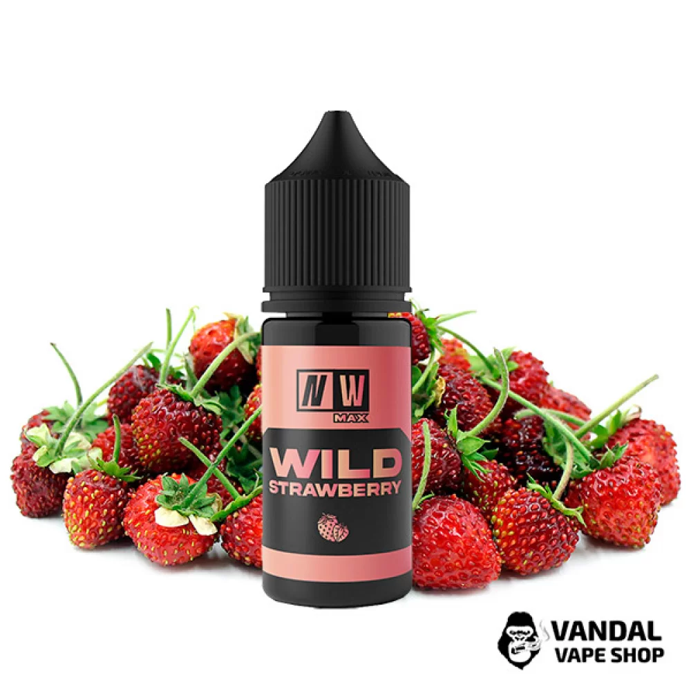 Жидкость NW MAX Salt 30 мл на солевом никотине 30 мг со вкусом дикой земляники