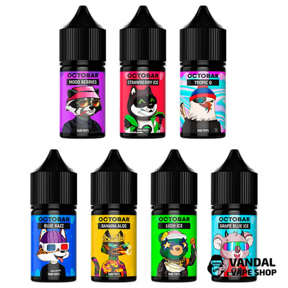 ЖИДКОСТЬ Octobar - 30 мл НА СОЛЕВОМ НИКОТИНЕ 50 мг ЖИДКОСТЬ Octobar - 30 мл НА СОЛЕВОМ НИКОТИНЕ 50 мг