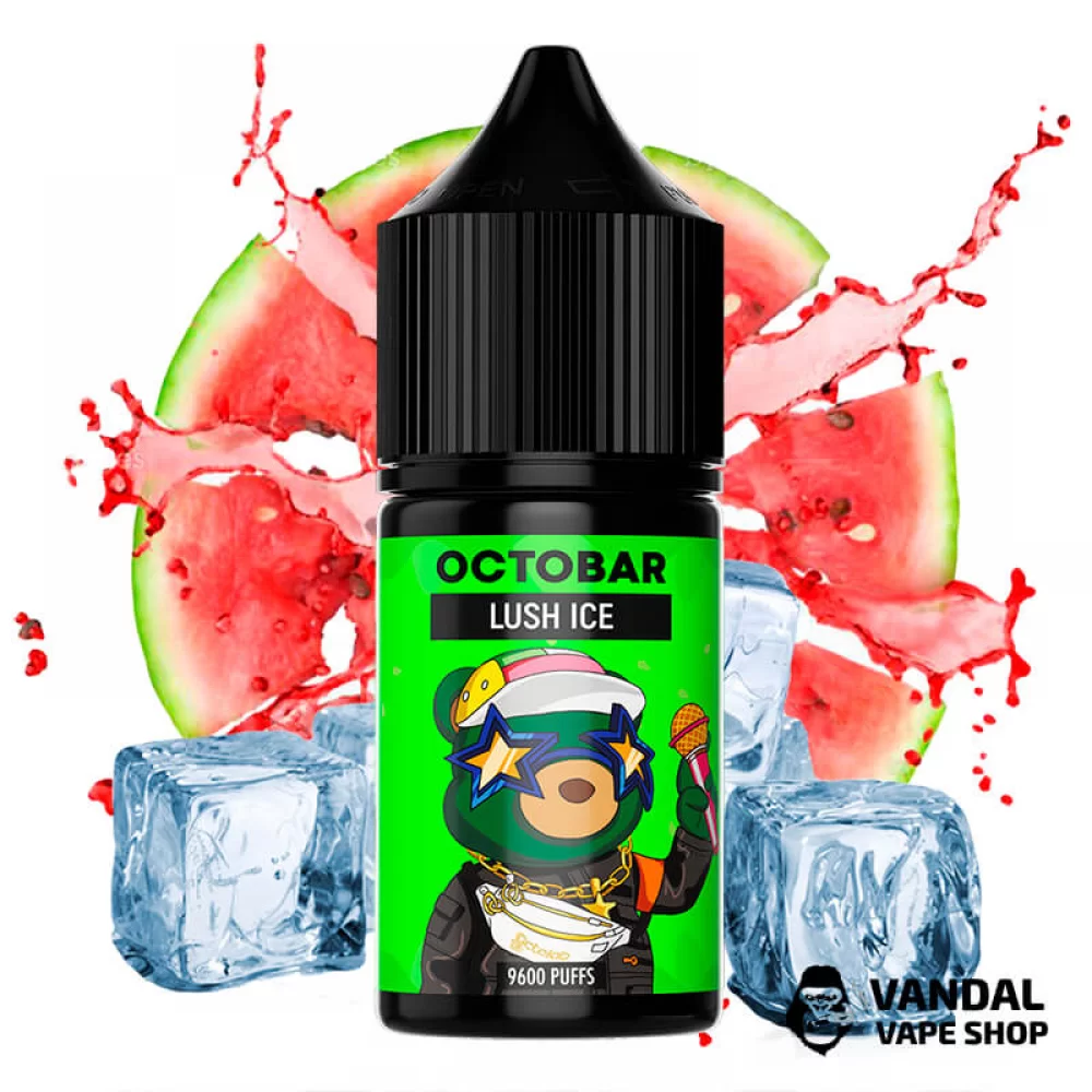 Рідина Octobar 30 мл НА СОЛьоВОМу НіКОТИНі 50 мг зі смаком кавуна з холодком