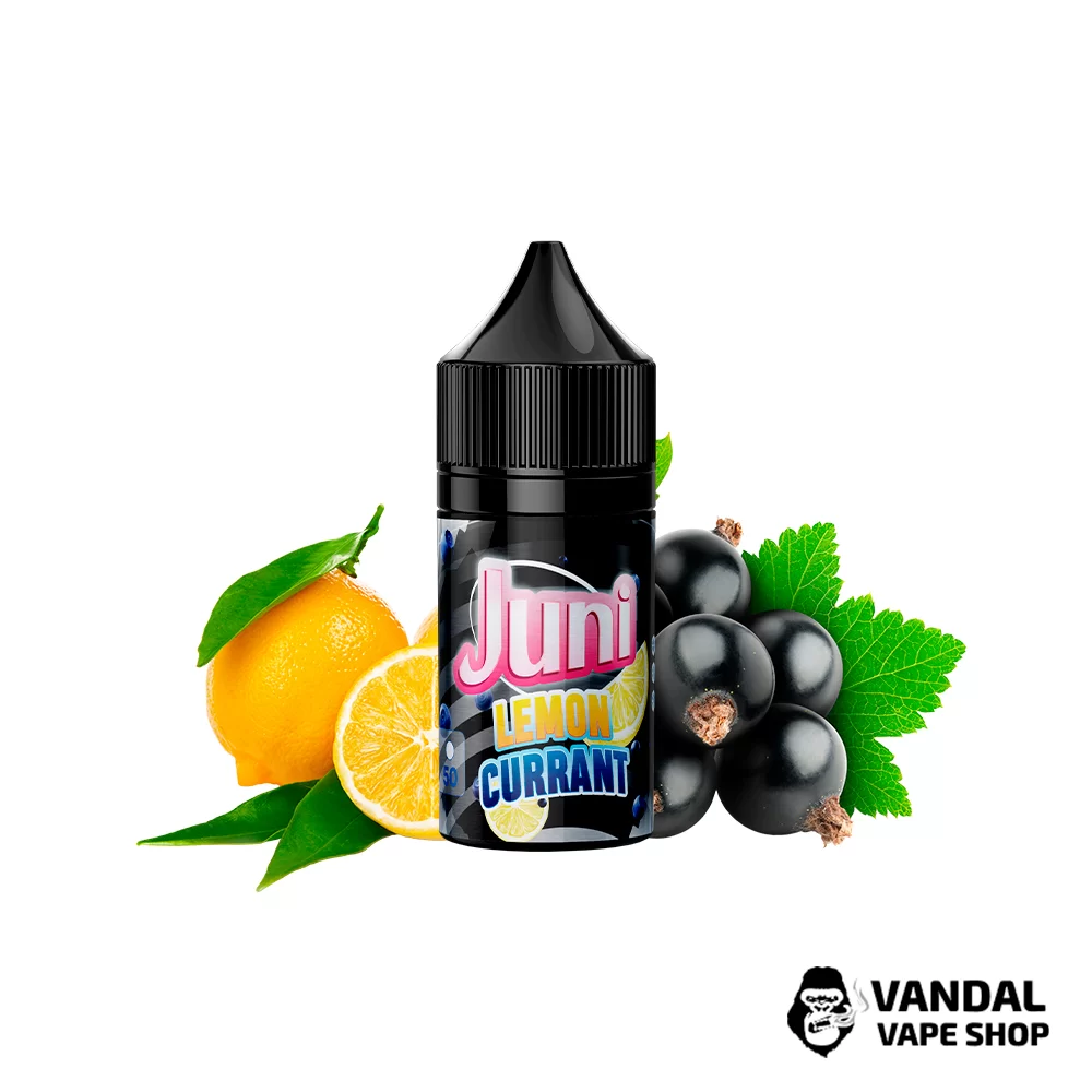 ЖИДКОСТЬ Juni Silver Ice 30 мл НА СОЛЕВОМ НИКОТИНЕ 50 мг со вкусом лимона и смородины ЖИДКОСТЬ Juni Silver Ice 30 мл НА СОЛЕВОМ НИКОТИНЕ 50 мг со вкусом лимона и смородины