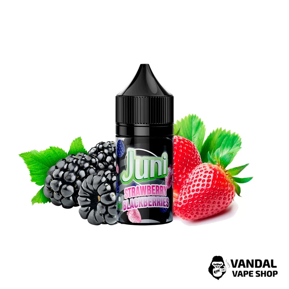 ЖИДКОСТЬ Juni Silver Ice 30 мл НА СОЛЕВОМ НИКОТИНЕ 50 мг со вкусом клубники и ежевики ЖИДКОСТЬ Juni Silver Ice 30 мл НА СОЛЕВОМ НИКОТИНЕ 50 мг со вкусом клубники и ежевики