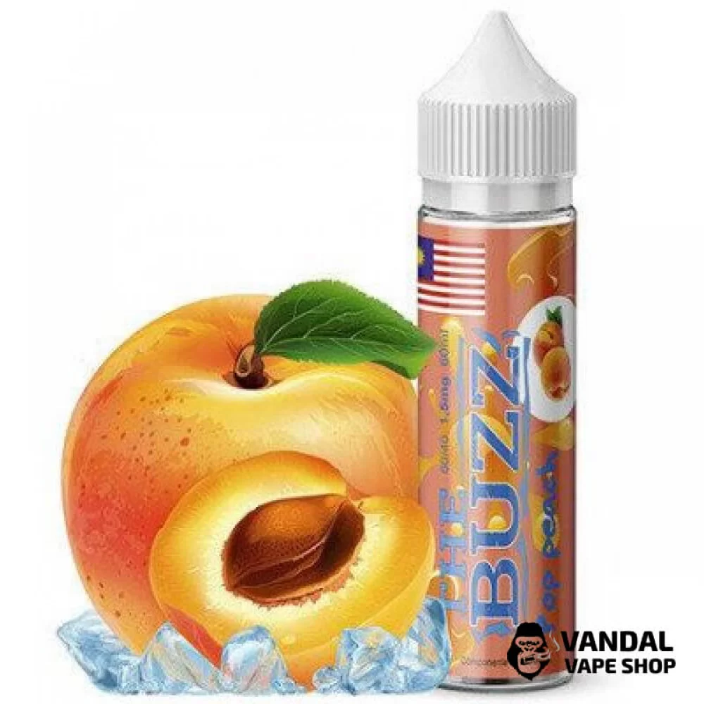 Жидкость The Buzz 60 мл на органическом никотине 1.5 мг со вкусом персика Жидкость The Buzz 60 мл на органическом никотине 1.5 мг со вкусом персика