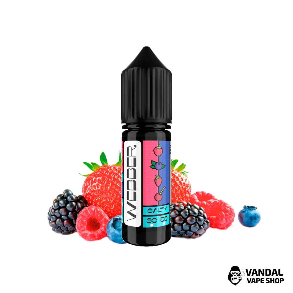 РІДИНА  Webber SLT - Berry Cooler SLT 15 мл 30 мг - зі смаком Ягід з холодком