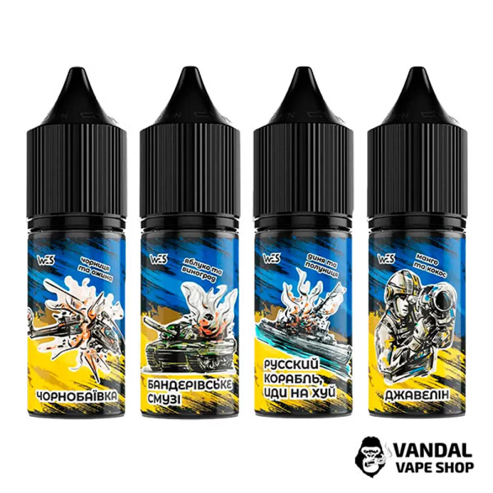 ЖИДКОСТЬ WES UA 10 мл НА СОЛЕВОМ НИКОТИНЕ 50 мг