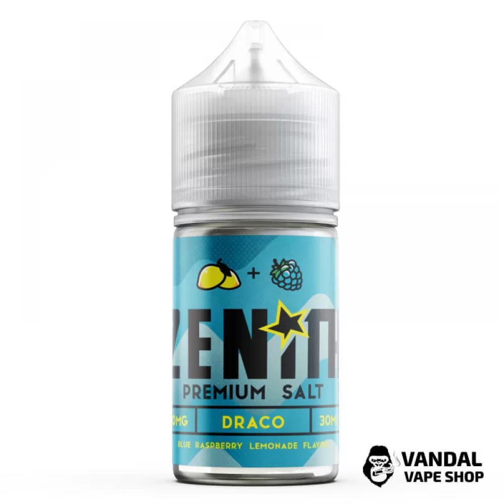 Преміальна сольова рідина Zenith Salt Cassiopeia 30 мл, 50 мг зі смаком лимонаду з блакитної малини