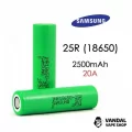 Аккумулятор Samsung 18650 2500mAh INR 25R (20A) (Original) 1133