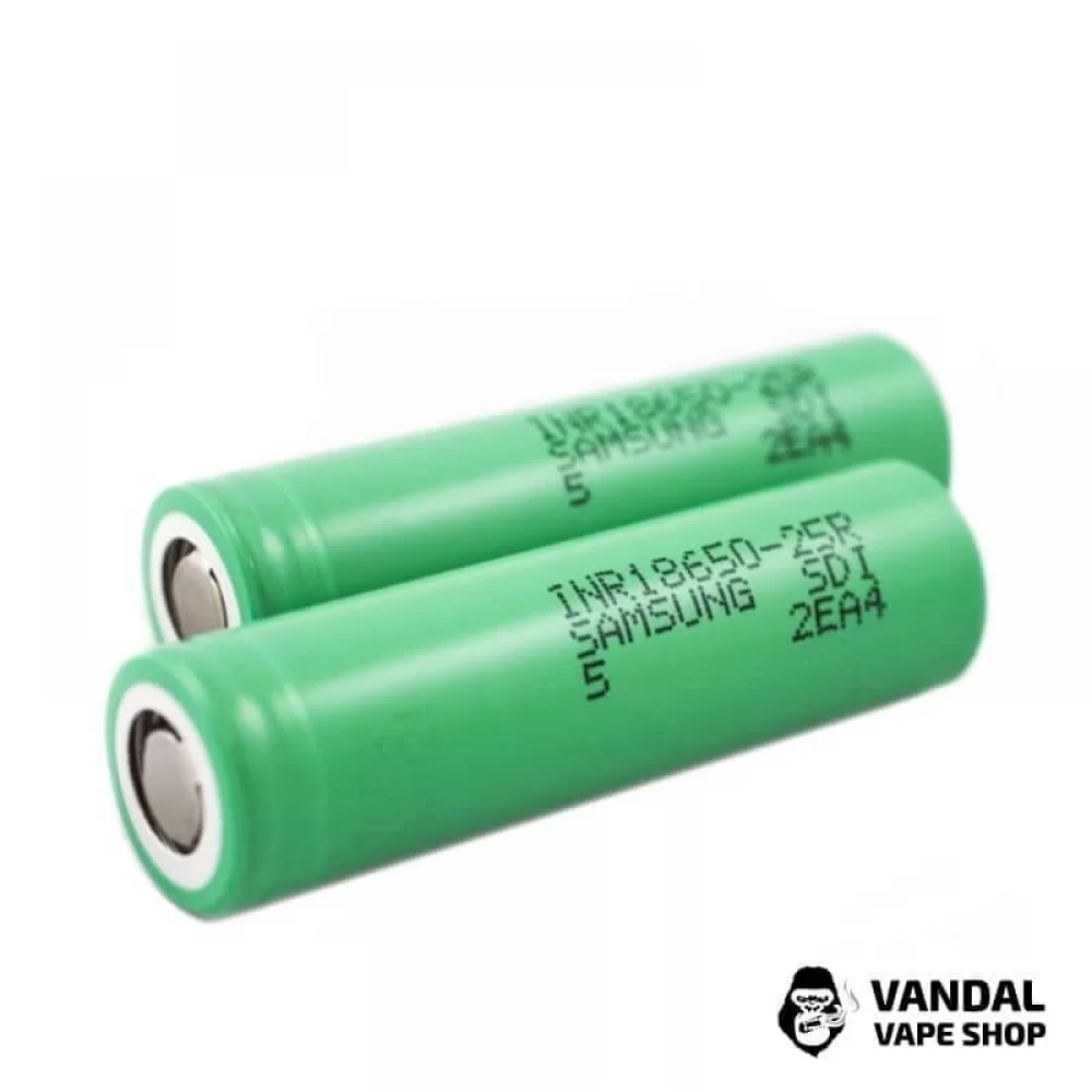 Акумулятор Samsung 18650 2500mAh INR 25R (20A) (Original) 1133 Акумулятор Samsung 18650 2500mAh INR 25R (20A) (Original) 1133