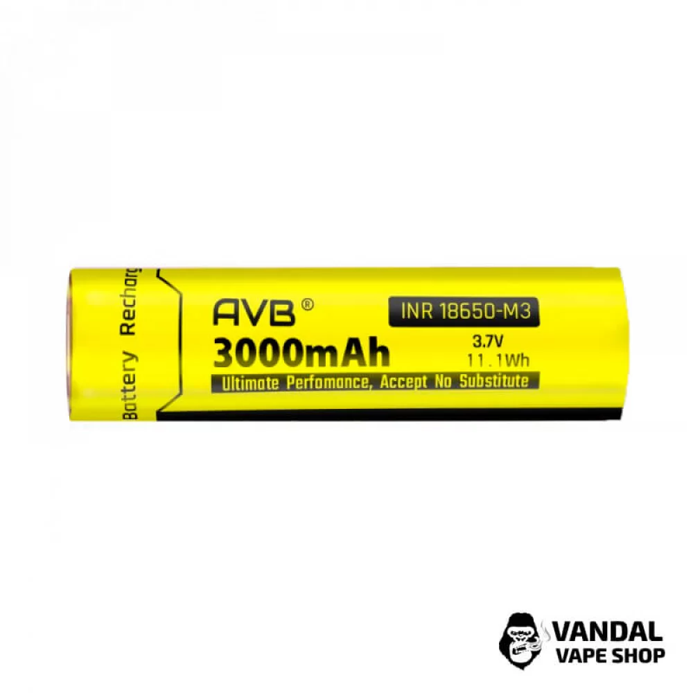 Акумулятор AVB Battery M3 18650 3000 mAh 20A Акумулятор AVB Battery M3 18650 3000 mAh 20A