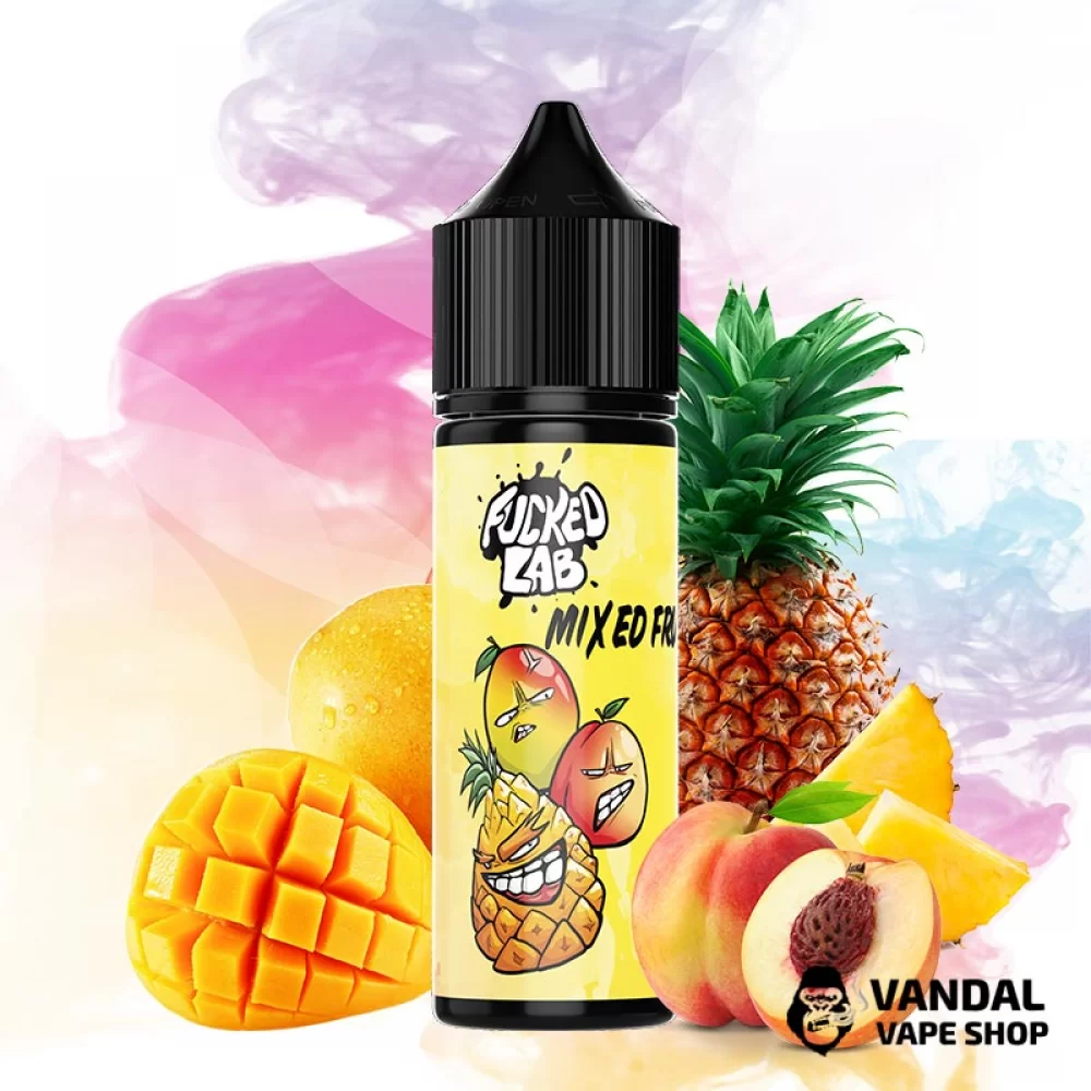 Набір для самозамісу Fucked Lab Mix Organic 60 мл 6 мг - фруктовий коктейль зі свіжим, солодким ароматом