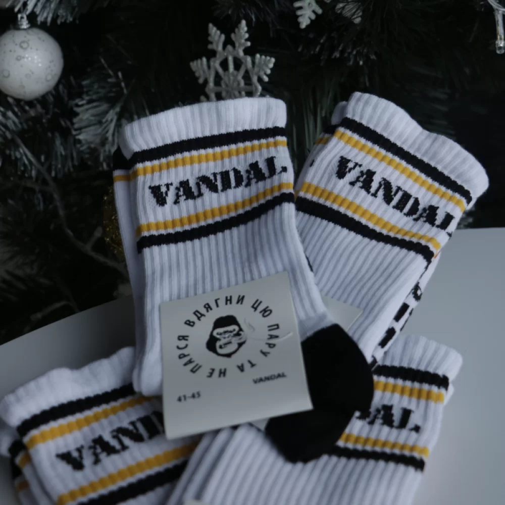 Брендированные носки Vandal Vape размер 36-40