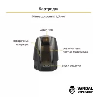 Сменный картридж Justfog Minifit Cartridge (Original) 1.6 Ом