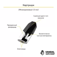Сменный картридж OVNS Saber 2 (Original) 1.4 Ом