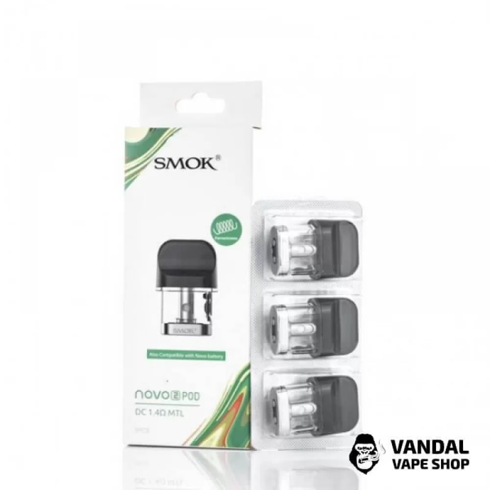 Сменный Картридж Smok на 1.4 Ом для Novo 2, Novo 2S, Novo 3 Сменный Картридж Smok на 1.4 Ом для Novo 2, Novo 2S, Novo 3