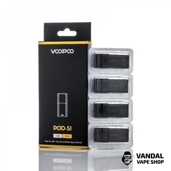 Змінний картридж Voopoo Drag Nano Pod Cartridge (Original) S1 / P1 на 1.8 Ом 