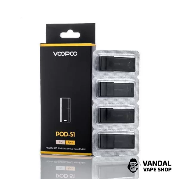 Змінний картридж Voopoo Drag Nano Pod Cartridge (Original) S1 / P1 на 1.8 Ом 