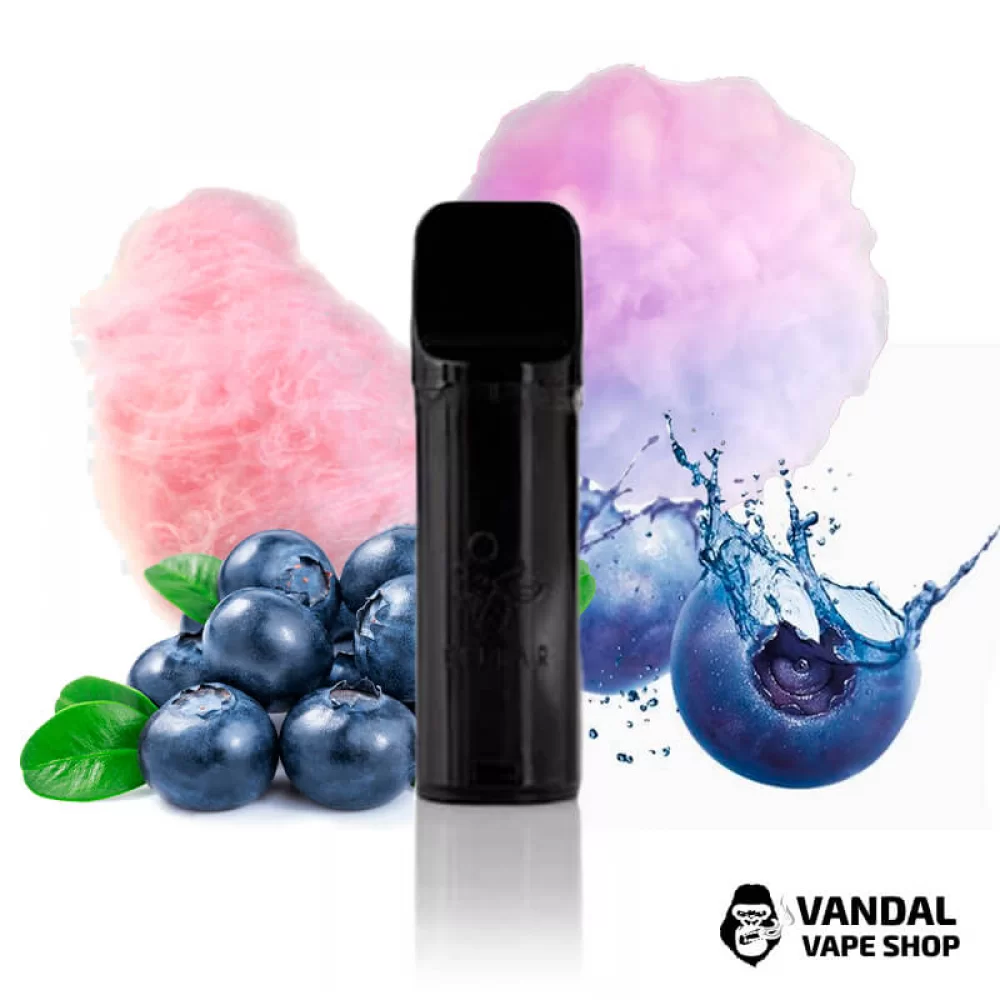 Заправленный картридж для Elf Bar ELFA 4 мл со вкусом черники и сладкой ваты Заправленный картридж для Elf Bar ELFA 4 мл со вкусом черники и сладкой ваты