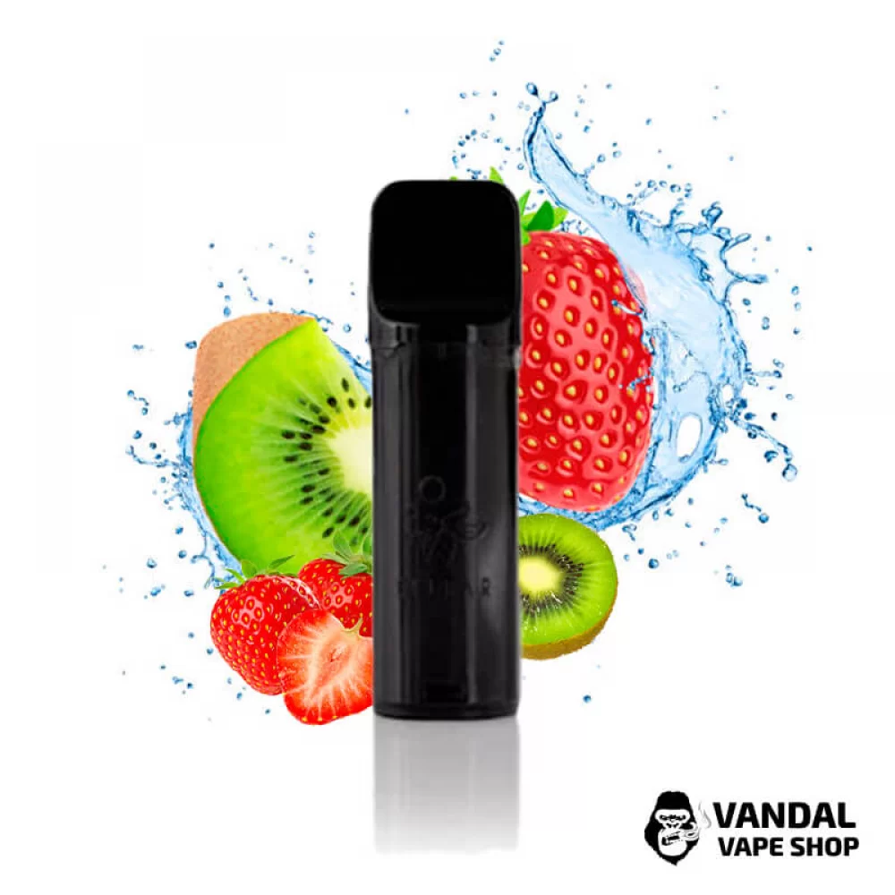 Заправленный картридж для Elf Bar ELFA 4 мл со вкусом клубники и киви Заправленный картридж для Elf Bar ELFA 4 мл со вкусом клубники и киви